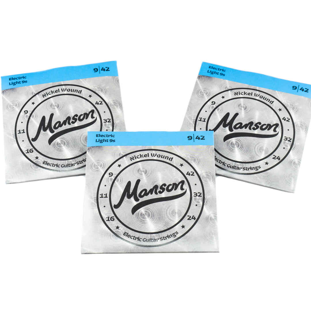 Manson Electric Guitar Strings Gauge 9-42