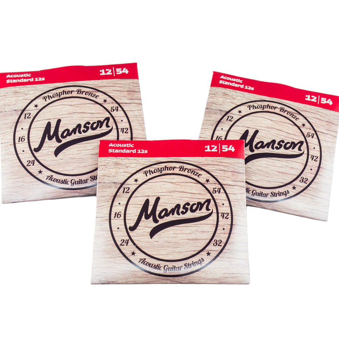 Manson Acoustic Guitar Strings Gauge 12-54