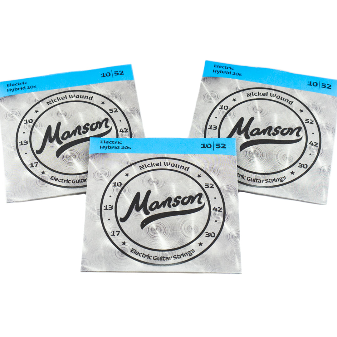 Manson Electric Guitar Strings Gauge 10-52