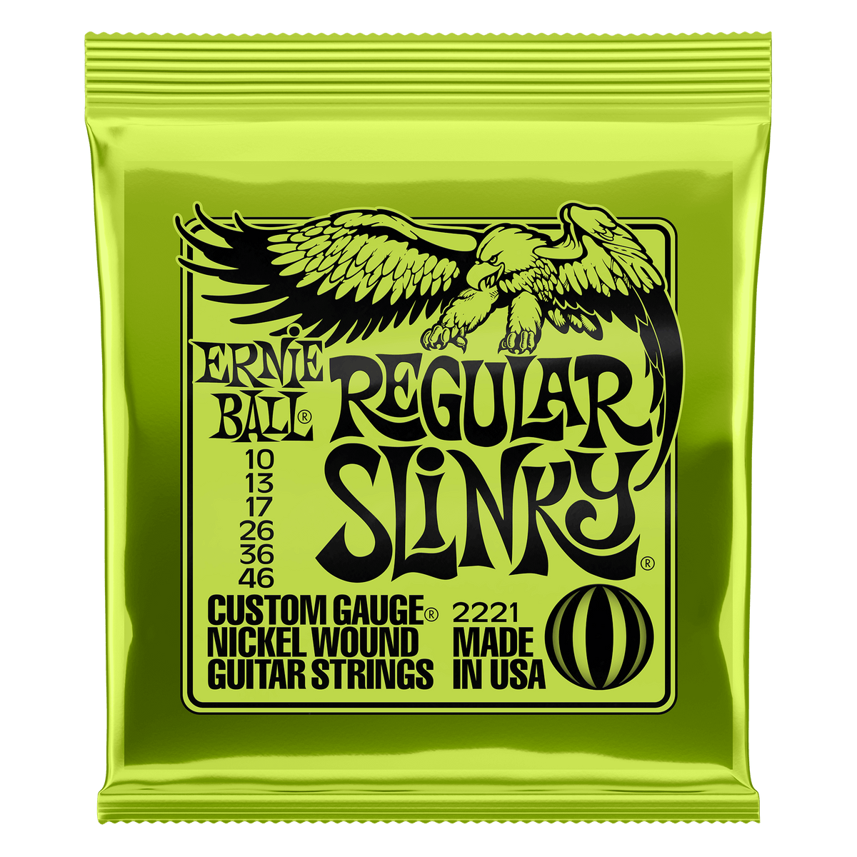 Ernie Ball Electric Guitar Strings Regular Slinky 10-46