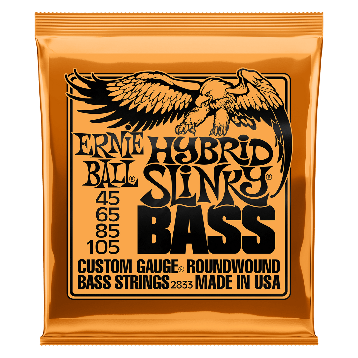 Hybrid Slinky Nickel Wound Electric Bass Strings 45-105