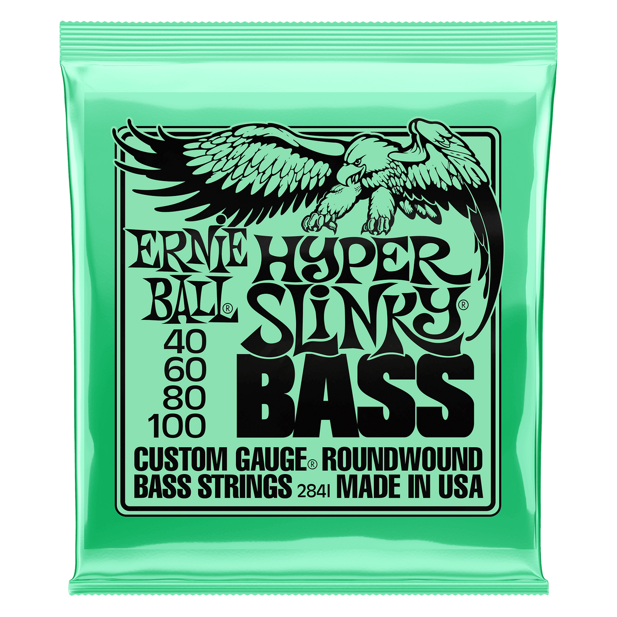 Hyper Slinky Nickel Wound Electric Bass Strings 40-100