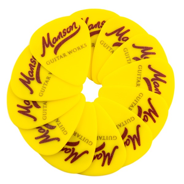 Manson Matt Bellamy Signature 0.73 Tortex Plectrums x 12 Pack