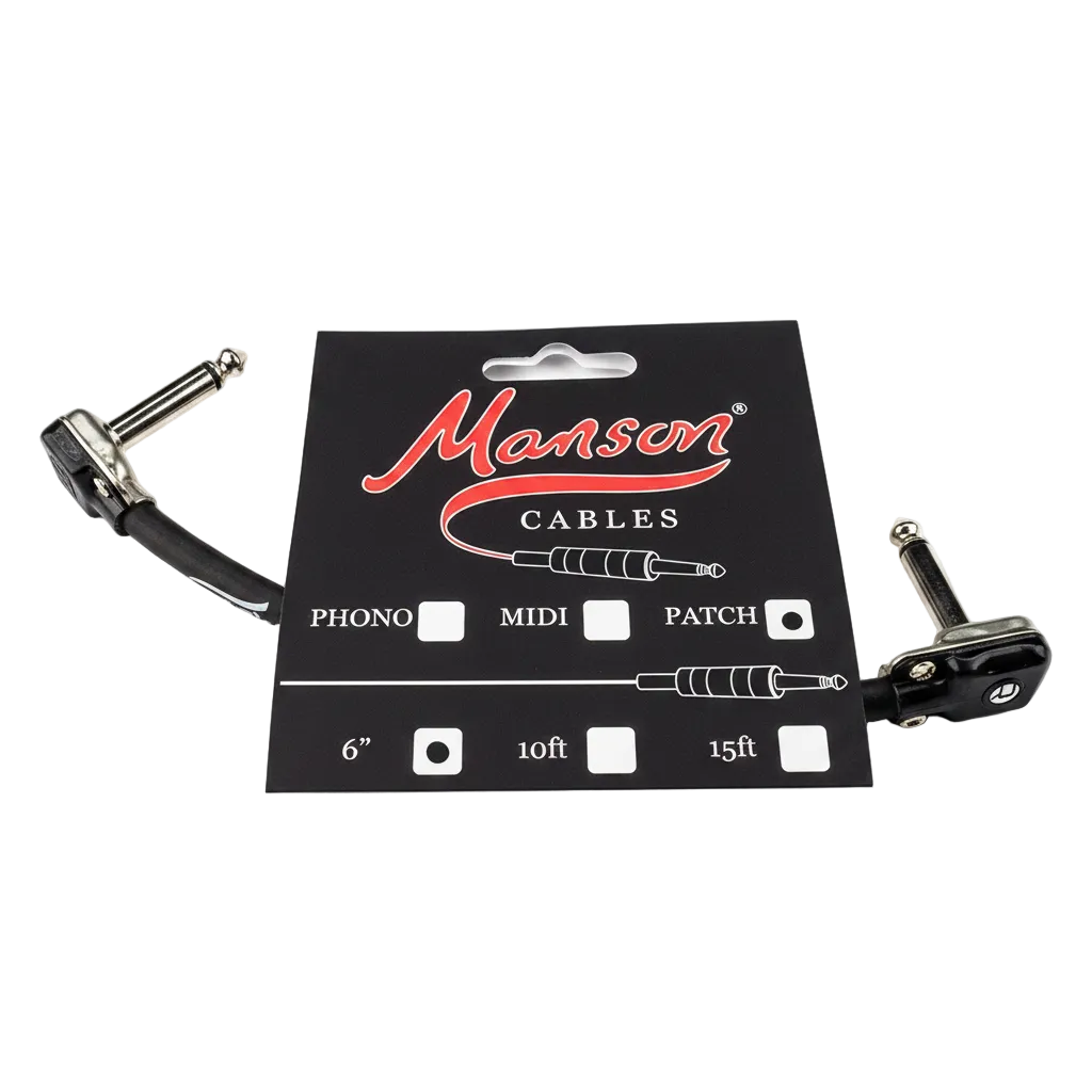 Manson Patch Cable Right Angle to Right Angle