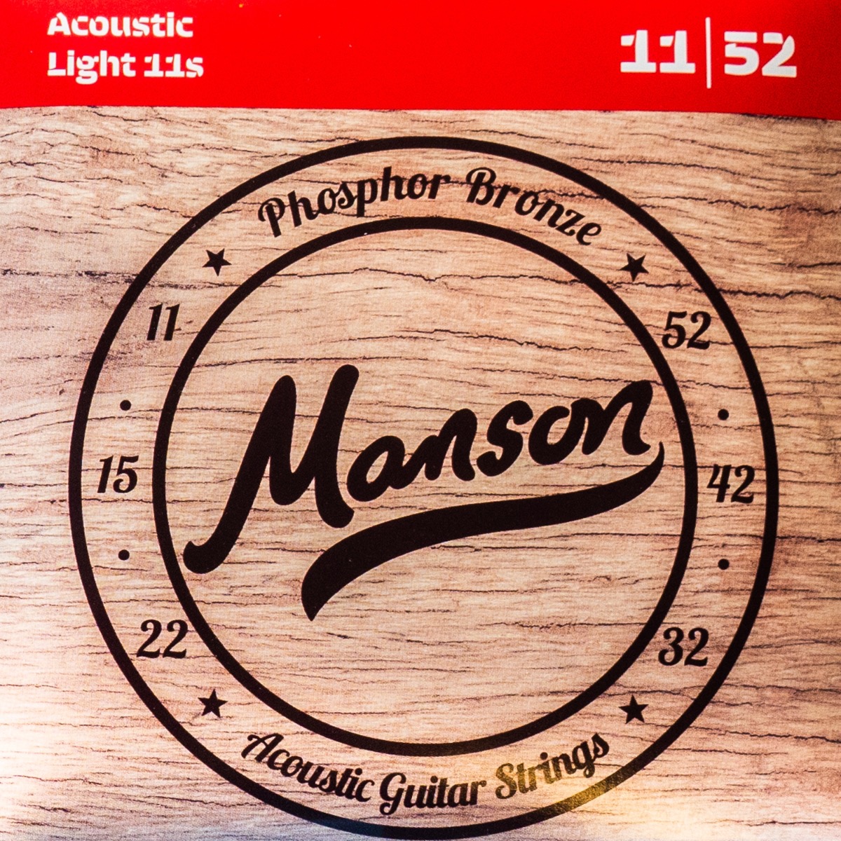 Manson Acoustic Guitar Strings Gauge 11 52