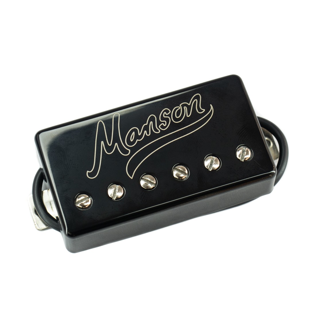 Manson PF-1 Matthew Bellamy Signature Humbucker Bridge Pickup Black Covered  Manson Etched